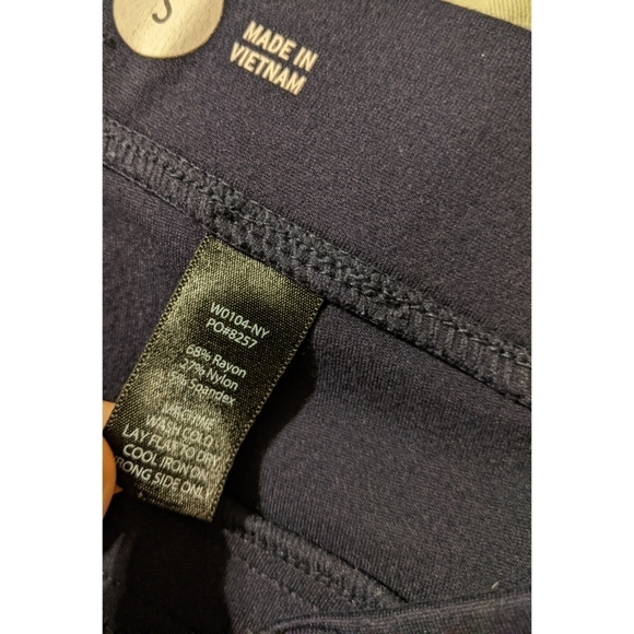 Betabrand Navy Dress Pant Yoga Pants Bootcut Size Small - Picture 7 of 8